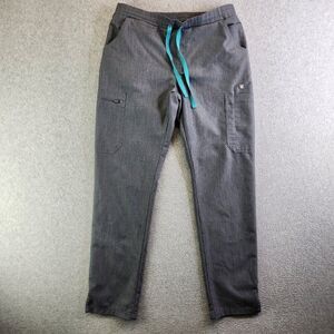 Figs Scrub Pants Womens S Gray Yola Skinny Zip Cargo Mid Rise Nurse Vet Dentist